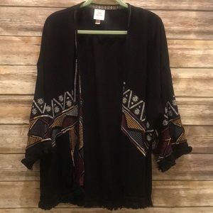 Knox Rose Open Front Kimono Cardigan